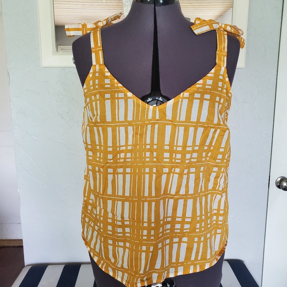 Mustard yellow Summer Top